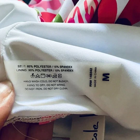 Nicole Miller High Waisted Floral Bikini Bottom - NWT - Picture 6 of 9